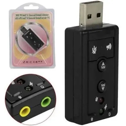 Placa de áudio USB/frete grátis