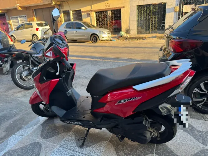 Honda Elite 125 2022 2023 Vermelha - Apenas 2.976 km
