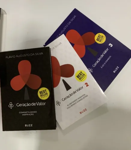 Box Geração de Valor - Escada (Volumes 1, 2 e 3 + pôster)
