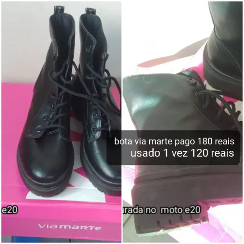 Bota via marte usada 1 vez