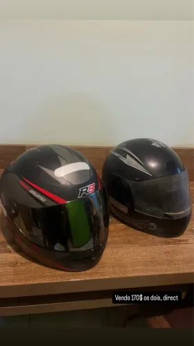 2 capacetes por 170$