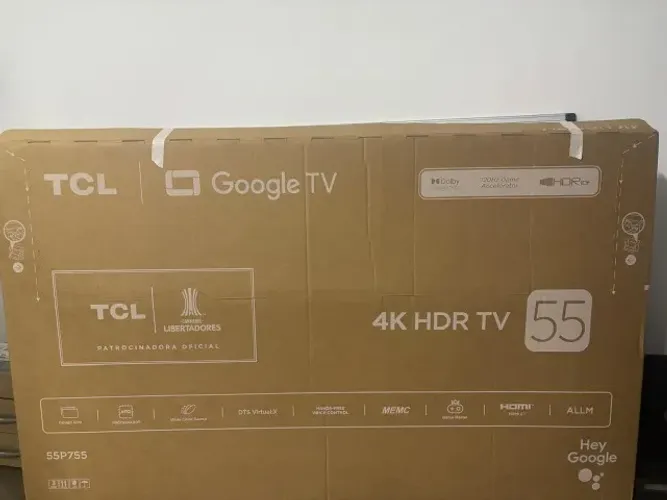 tv 55" TLC 4k HDRTV COM NETFLIX, GOOGLEPLAY , YOUTUBE A CANAIS ABERTOS, FILMES INTEGRADOS