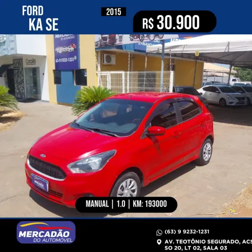 Ford KA 1.0 Se/se Plus Tivct Flex 5P 2015