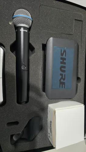 Microfone Shure Beta58a sem fio - Original