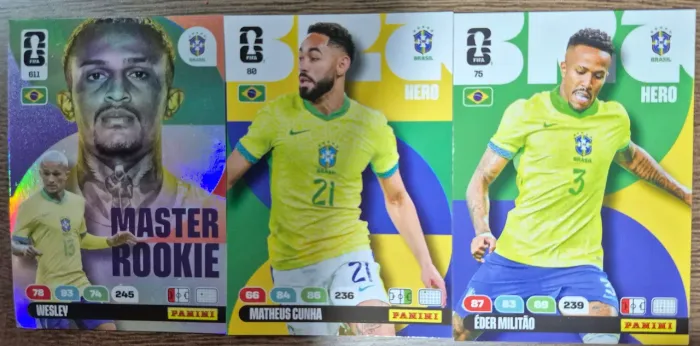 Cardápio Adrenalyn Copa 2026.