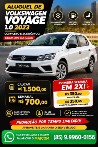 ALUGUEL DE VOYAGE 1.0 2023 - COMPLETO E ECONÔMICO!