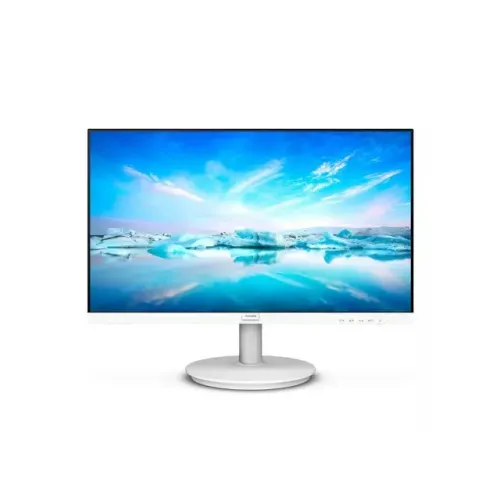 Monitor Philips 21.5" LED Full HD, 75hz, 4Ms, HDMI, VGA, Branco, Novo, Lacrado