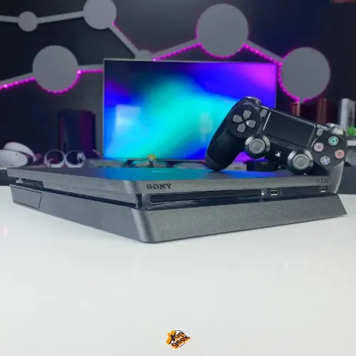 PS4 Slim 1TB | SEMINOVO com Garantia | Aceitamos trocas!