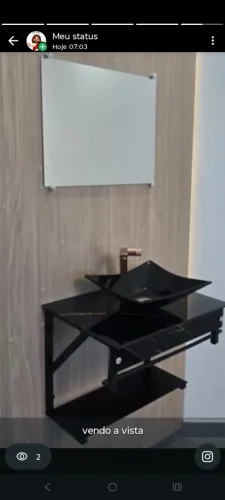 Gabinete completo para banheiro 