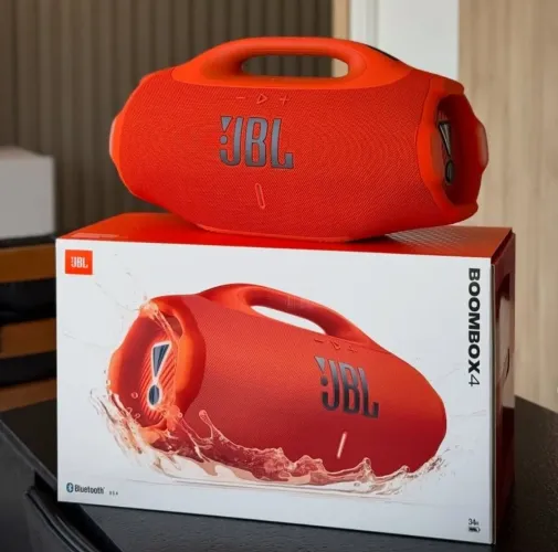 JBL boombox 4 laranja lacrada