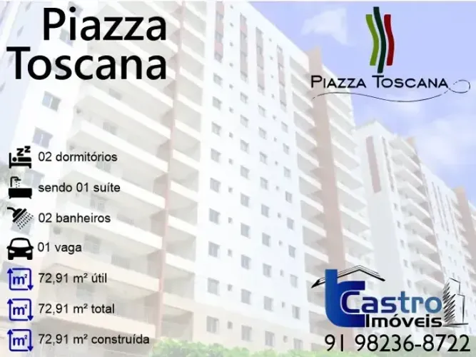 Entrega de imediato! PIAZZA TOSCANA. 2/4. 1 vaga. W388