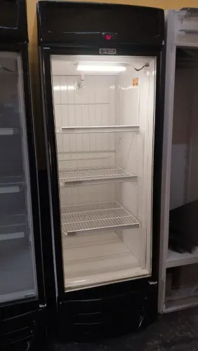 Freezer vertical preto Fricon congelamento COM GARANTIA 
