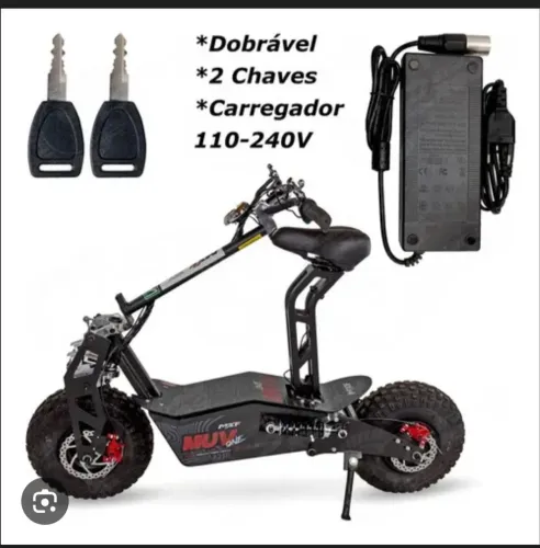 Scooter elétrica R$5.000 aceita troca.