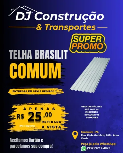 Telha Brasilit Comum