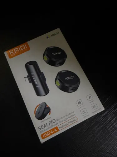 Microfone sem fio lapela kaidi