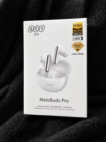 Fone de Ouvido Bluetooth QCY MeloBuds Pro (HT08) - Cancelamento de Ruído ANC 46dB