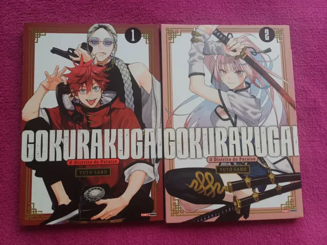 Mangá Gokurakugai - Volumes 1 e 2