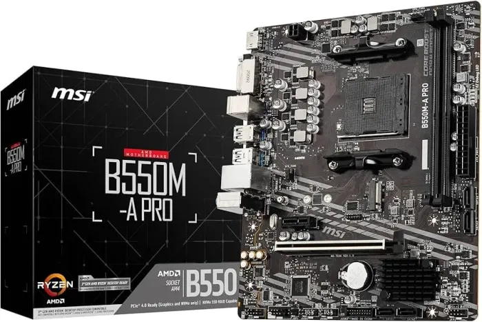Placa Mãe MSI B550M-A PRO (Socket AM4) - Nunca Usada