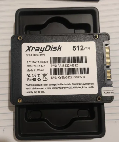 SSD 512GB XrayDisk (Novo na Caixa)