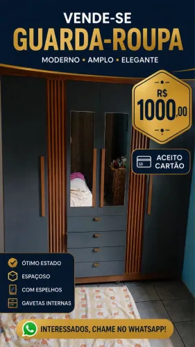 Guarda roupa de 3 portas