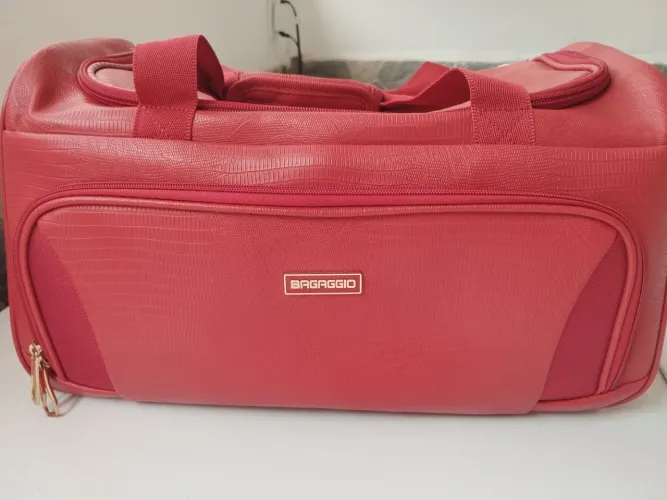 Bolsa/Mala viagem BAGAGGIO - VERMELHA - EXCELENTE ESTADO
