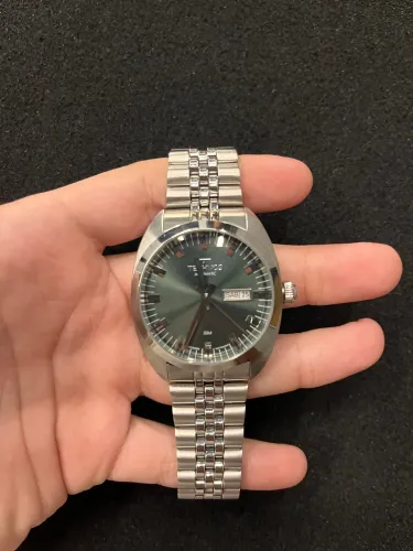 Technos Automático Day-Date verde 820500/ 1V