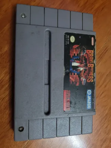 Cartucho original super nintendo brawl brothers