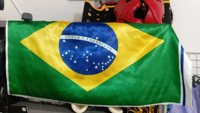 Bandeira do Brasil / Nova 70 X40 cm 