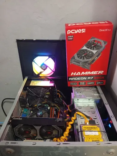PC  GAMER  i3-4ª Ger | 12GB RAM | Placa de Vídeo R7 260x | Super Rápido (Zorin OS)