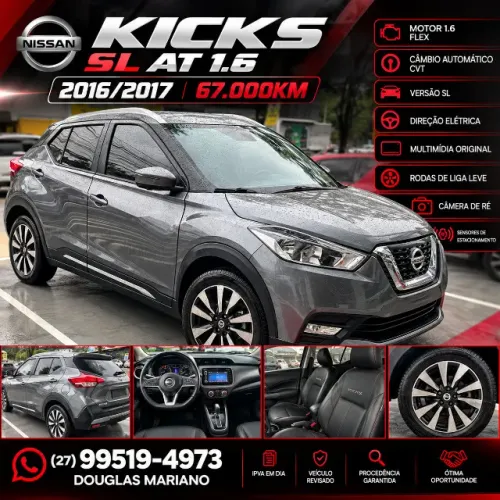 Nissan Kicks SL 1.6 16V Flexstar 5P Aut. 2017