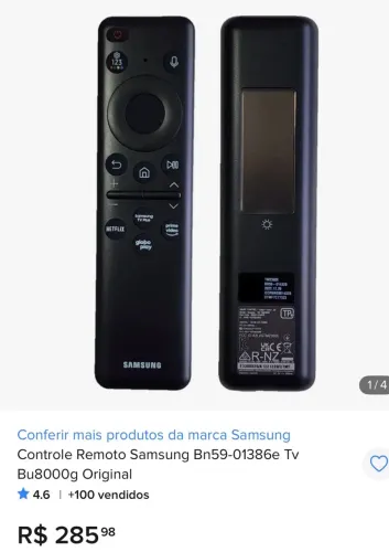 Controle Tv Samsung