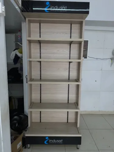 Estante kit estantes prateleiras em MDF c/ 5 prateleiras