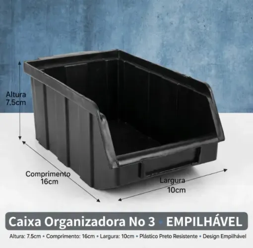 BIN N3 - CAIXA ORGANIZADORA - SEMI NOVA - LOTE GRANDE - OPORTUNIDADE - PRONTA ENTREGA
