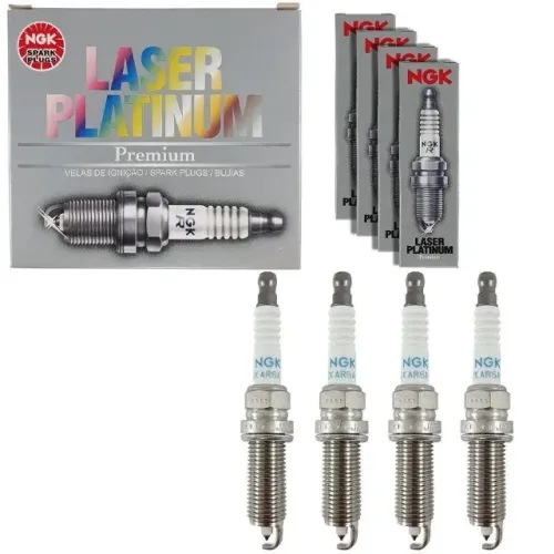 Jogo Velas NGK Laser Platinum TR6AP-13 Original (4 unidades) - Novas