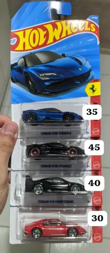 Hot wheels Ferrari e outros (Preços individuais nas imagens)