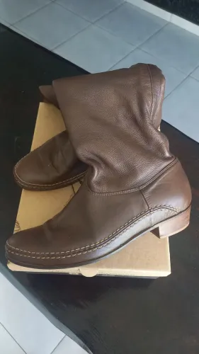 Bota Gaúcha masculina em couro legítimo n? 42