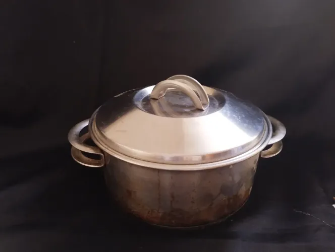 Caçarola inox stainless Stella 20 cm fundo duplo 18/10 Tramontina