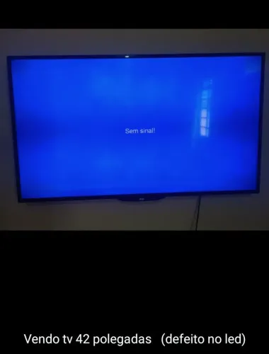 Tv 42 polegadas com falhas no led