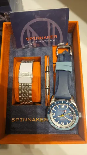 SPINNAKER FLEUS GMT - NOVO - AUTOMATICO - MODELO RARO