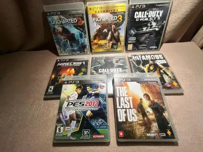 Relíquias de PS3 (Jogos Mídia Física)