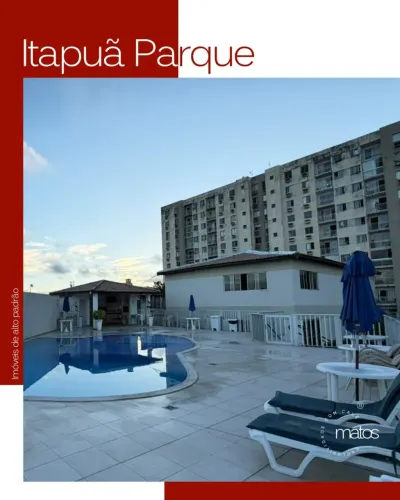 Apartamento em Itapuã Paralela | Condomínio Itapuã Parque | 3 quartos