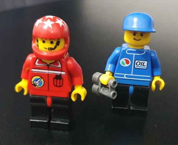 LEGO PILOTO DE CORRIDA ANOS 90