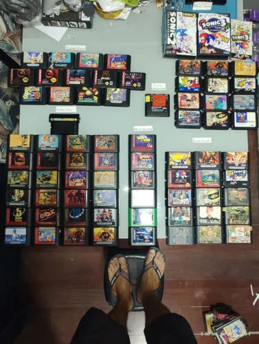 Lote ou unidade de Cartuchos Mega Drive