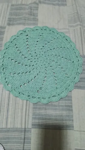 Jogo americano em crochê - Personalizável