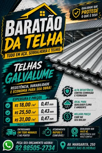 Baratão da Telha - Quem Compra Aqui, Economiza!