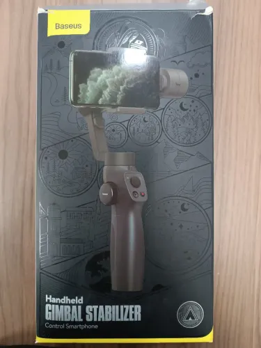 Gimbal Estabilizador Baseus para Celular - Sem Uso - Completo na Caixa