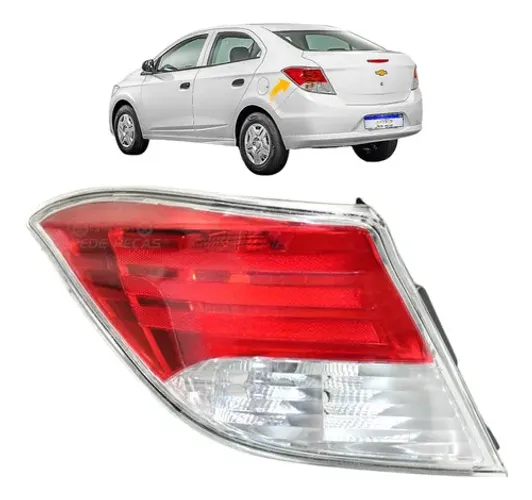 Lanterna Gm Prisma 2013 2014 2015 2016 Joy 2017 2018 2019 Le Esquerdo Vermelho