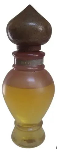 Frasco Antigo Boticário Perfume com Tampa em Madeira