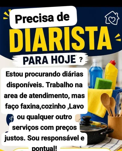 Diarista disponível 