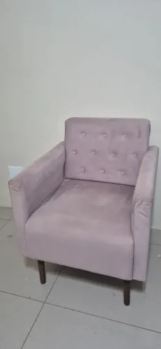 Par de poltronas rosas